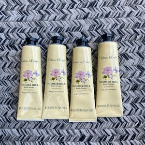 Crabtree & Evelyn Summer Hill Hand Therapy Cream Sealed New Travel Size 4x0.9oz
